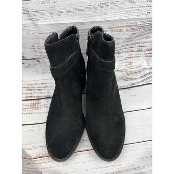 Cole Haan Boots Womens 7 B Grand OS Putnam Ankle Booties D42388 Black Waterproof - Picture 9 of 13
